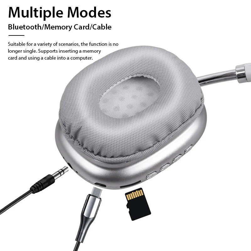 P9 Pro Premium Wireless Bluetooth Headphones – Immersive Sound.