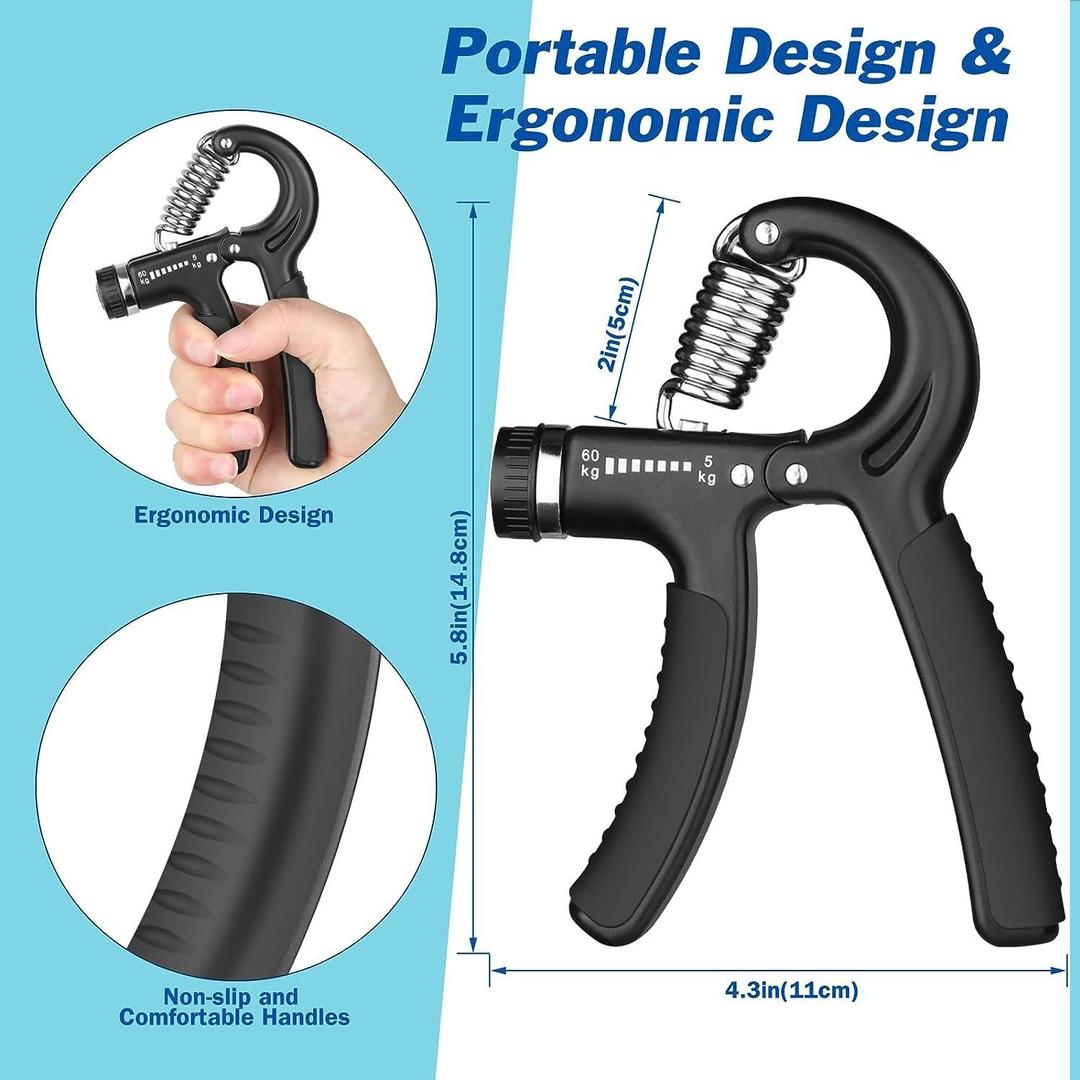 Heavy Duty Hand Gripper - Improve Wrist & Forearm Strength at Home.