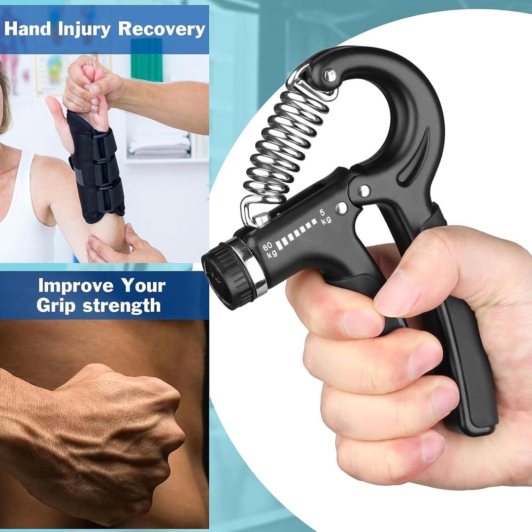 Heavy Duty Hand Gripper - Improve Wrist & Forearm Strength at Home.