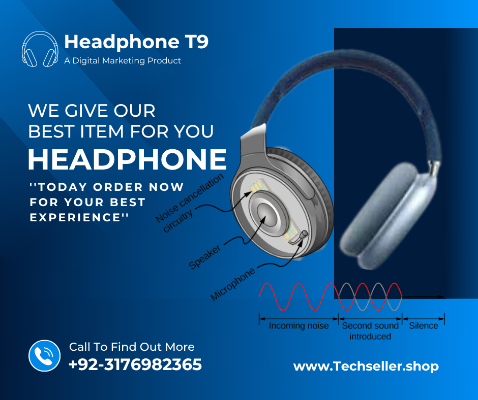 P9 Pro Premium Wireless Bluetooth Headphones – Immersive Sound.
