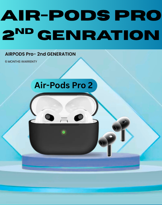 Air-Pods Pro (2nd Generation) – Next-Level Sound & Intelligent Noise Control.